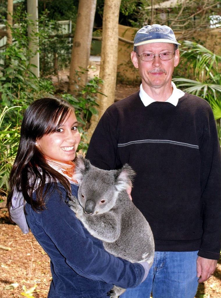 Connie and Bob with Koala